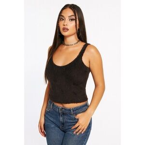 NWT EXPRESS Fuzzy Cropped Tank